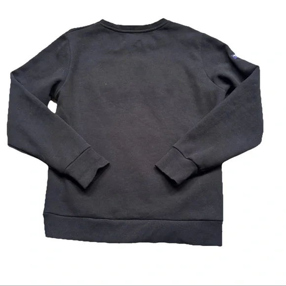 Superdry Mens Core Logo Workwear Crew  Black sweatshirt Pullover Goods Supply XL - Picture 4 of 16